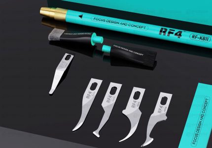 RF4 RF-KB11 3D Blade and Glue Removal Brush Tin Scraping Chip CPU IC Hard Disk Layered Knife